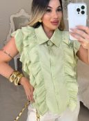 calça pantalona zara c/cinto 3009