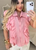 calça pantalona zara c/cinto 3009