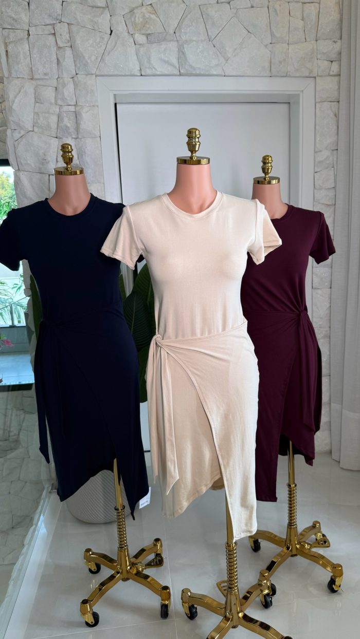 vestido malha nó 3085 vestido malha nó 3085