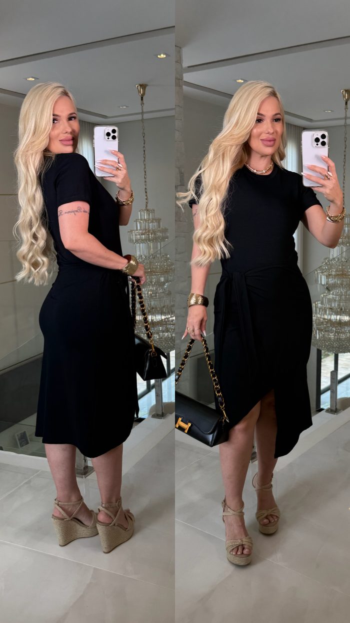 vestido malha nó 3085 vestido malha nó 3085