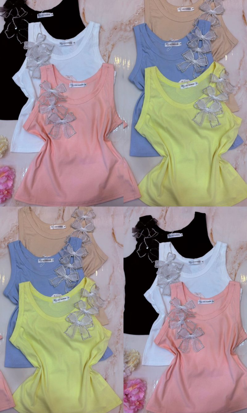 blusa canelada c/laço serena 3064 blusa canelada c/laço serena 3064