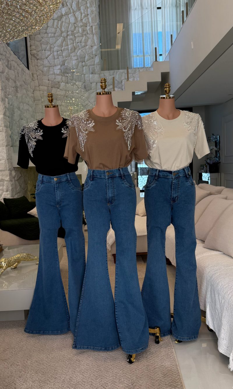 calça jeans flare suze 2950