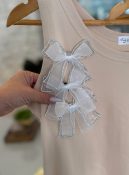 blusa canelada c/laço serena 3064