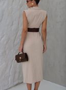 vestido alfaiataria c/forro 3074