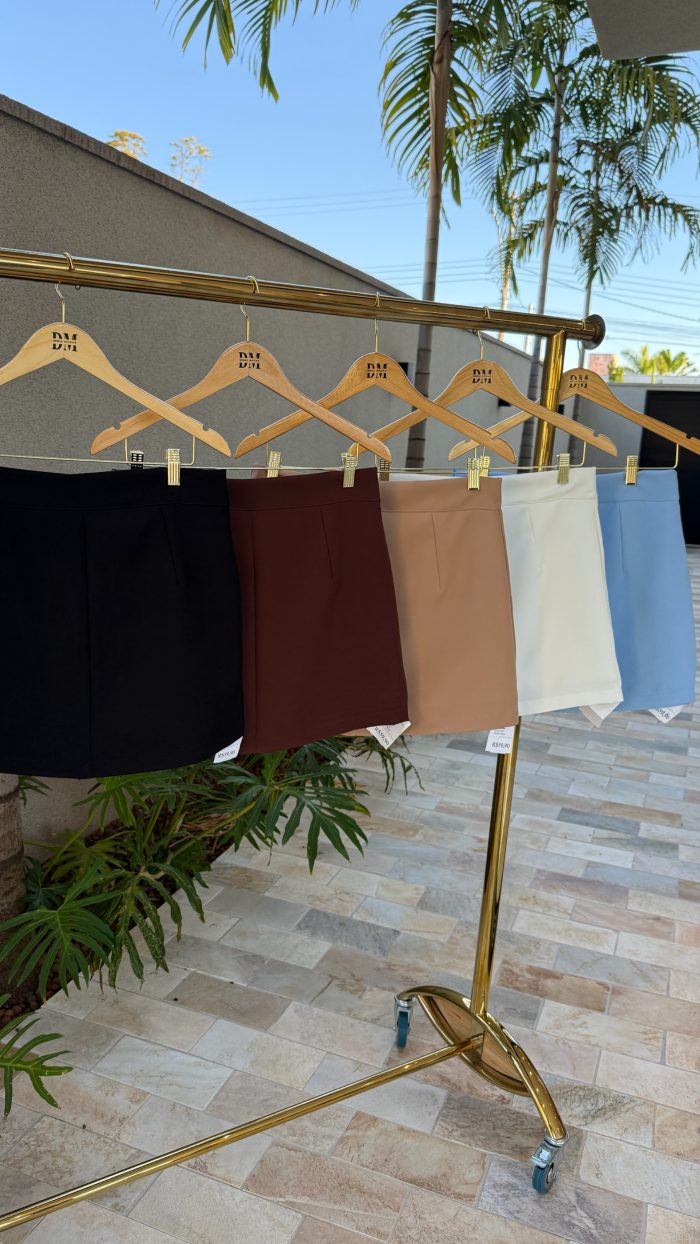 short saia c/bolsinho carol 889 short saia c/bolsinho carol 889