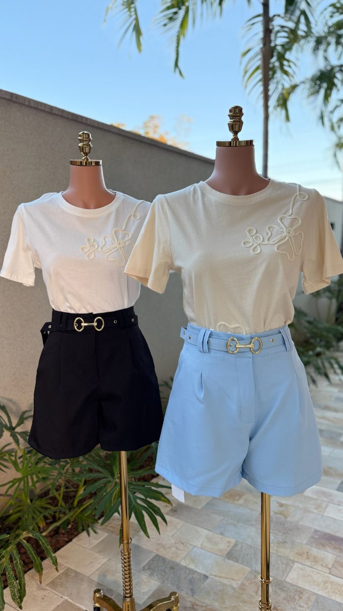 blusa de malha bordada sandy 3065 blusa de malha bordada sandy 3065