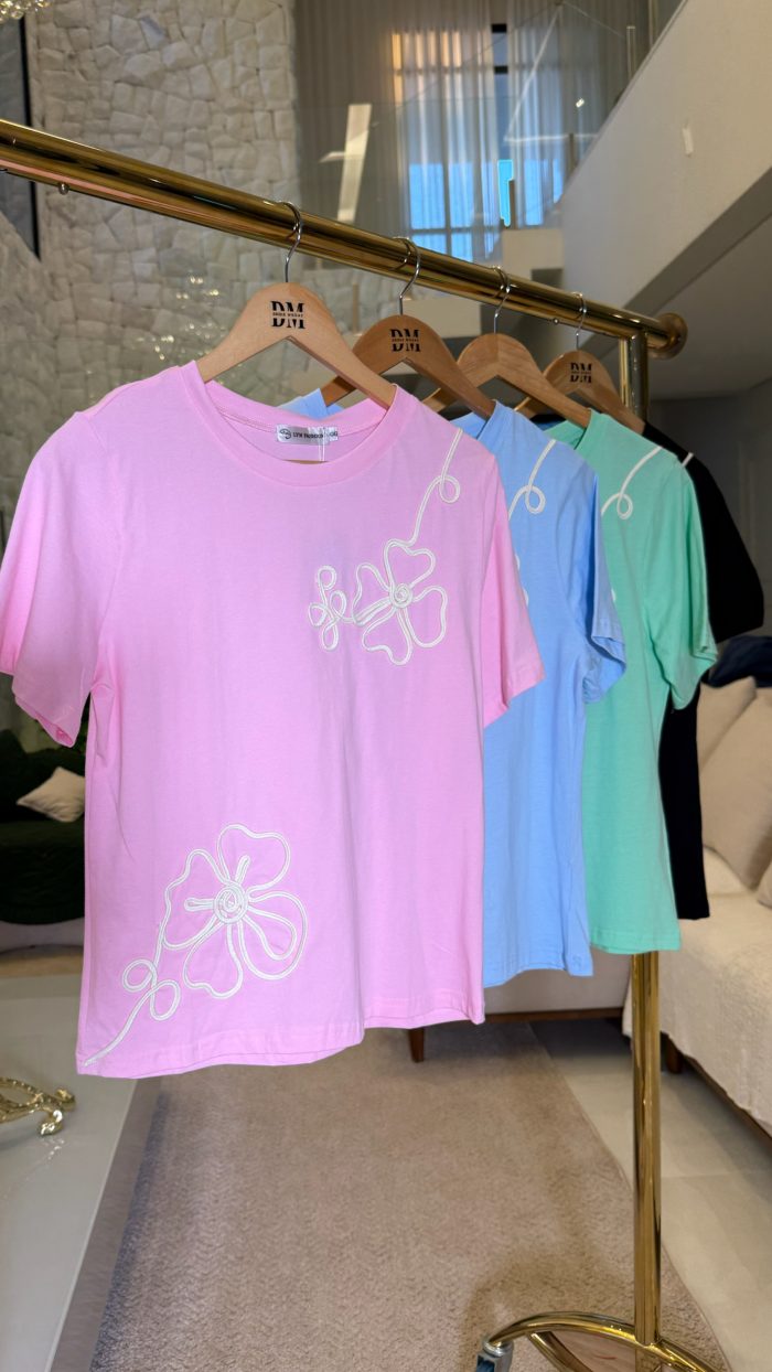 blusa de malha bordada sandy 3065 blusa de malha bordada sandy 3065