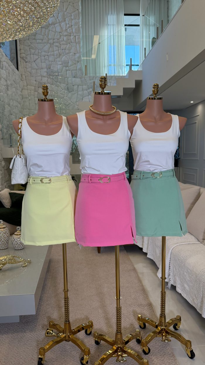 short saia c/cinto 3081 short saia c/cinto 3081