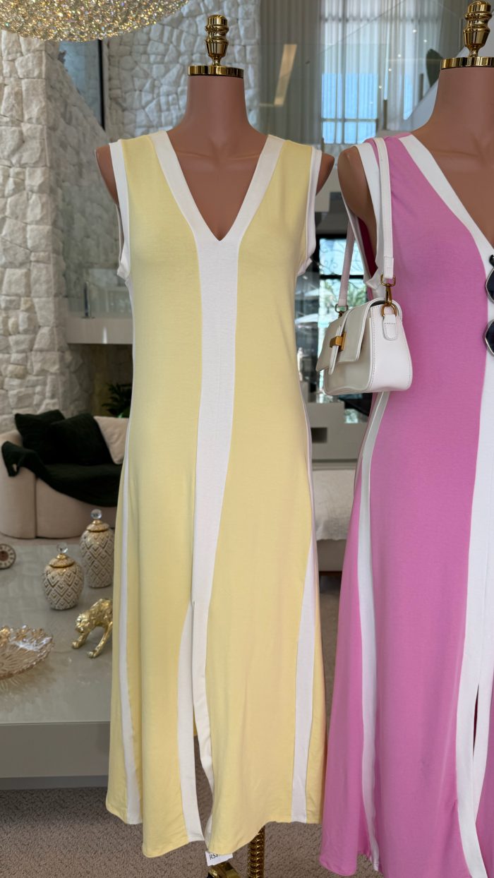 vestido malha listrado luciana 2350 vestido malha listrado luciana 2350