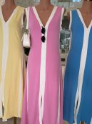 vestido malha listrado luciana 2350