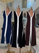 vestido malha listrado luciana 2350