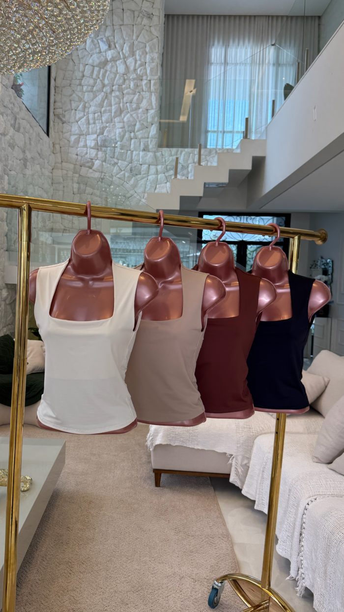 blusa poliamida c/gola quadrada 3095 blusa poliamida c/gola quadrada 3095