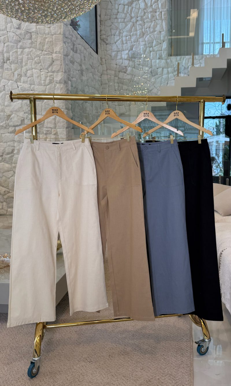 calça pantalona linho 3080