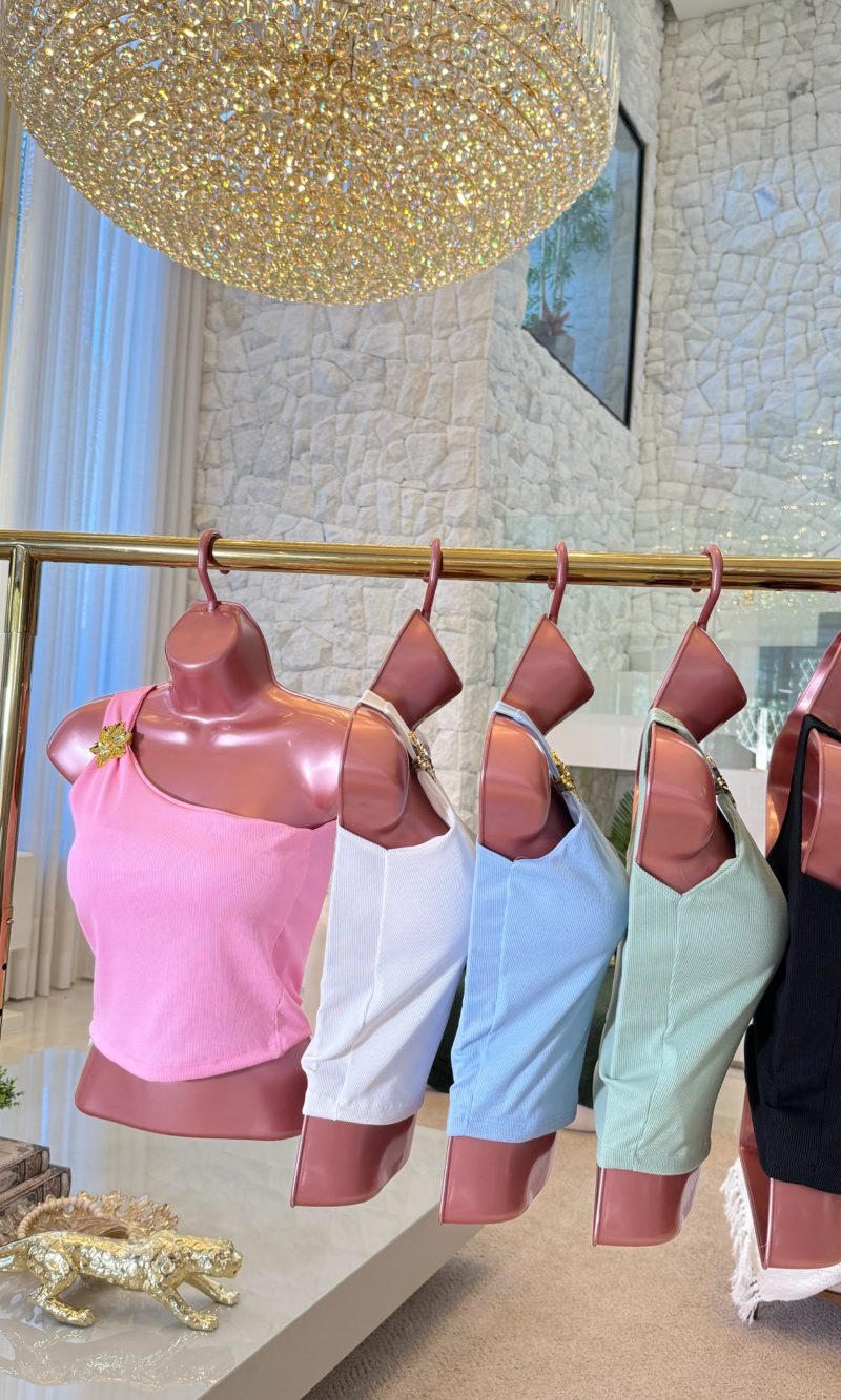 cropped canelado c/detalhe flor 3133 rosa