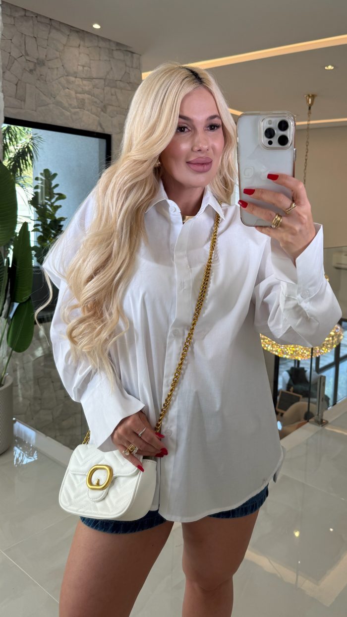 camisa oversize manga longa ester 2534