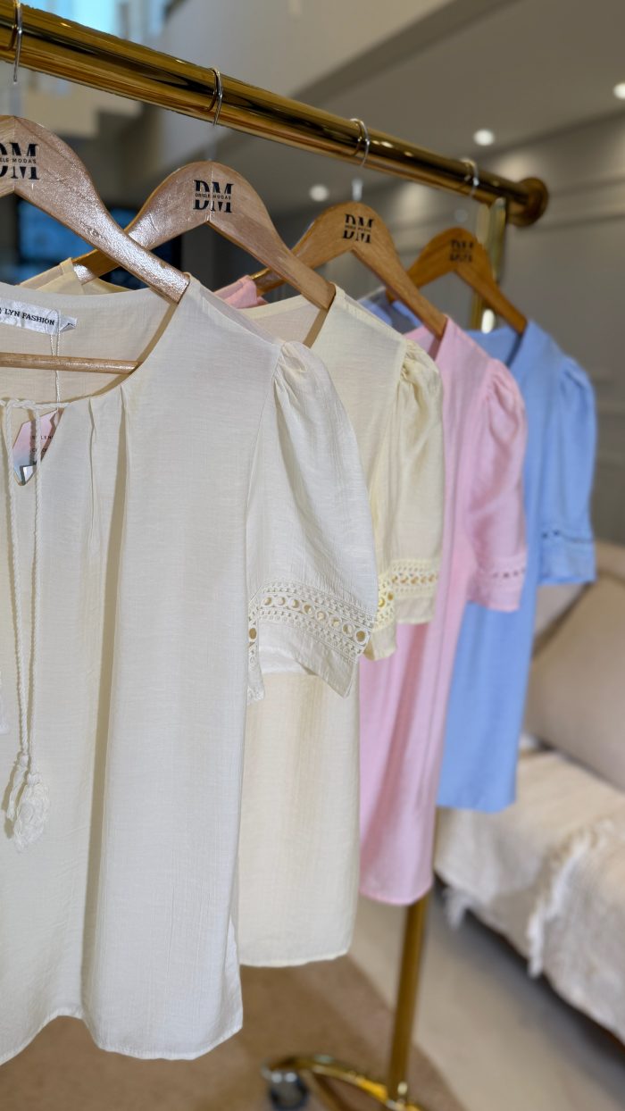 blusa c/cordão luana 3142 blusa c/cordão luana 3142