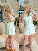 vestido macacão c/botões 3136