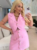 vestido macacão c/botões 3136