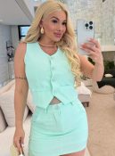 conjunto alfaiataria c/colete 3119