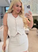 conjunto alfaiataria c/colete 3119