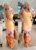 vestidotropical c/detalhe nas costas 3170