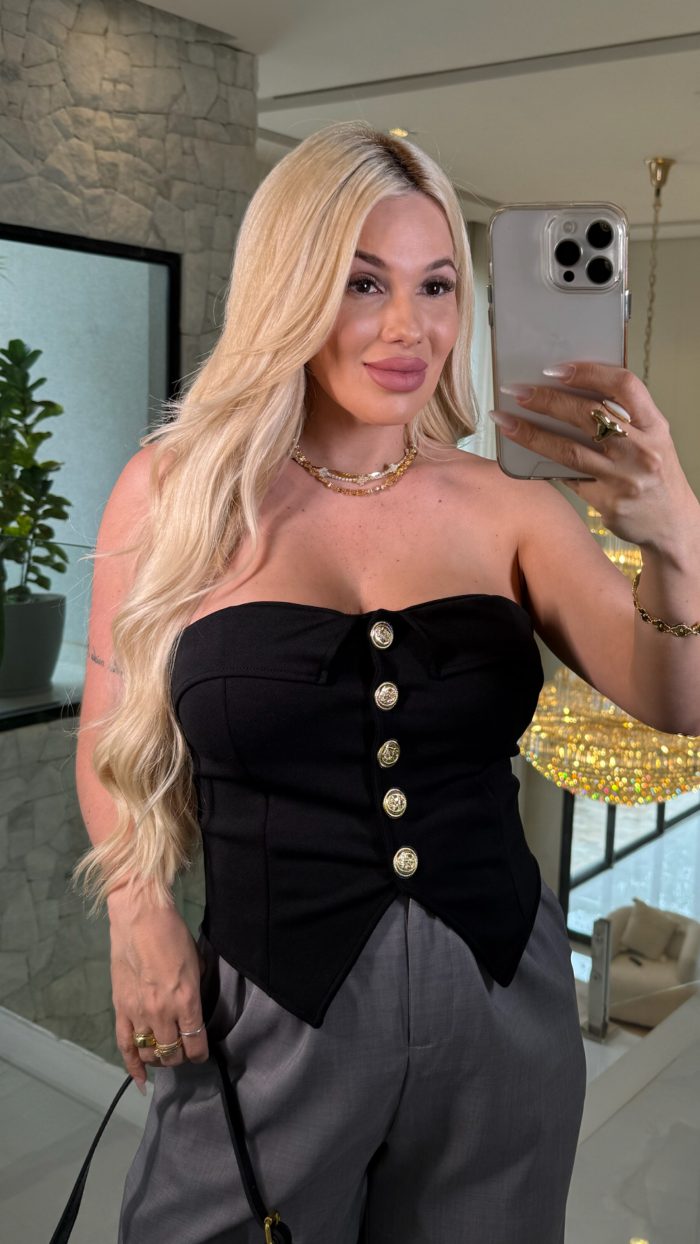 tomara que caia c/botão laila 3251 tomara que caia c/botão laila 3251