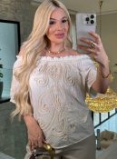 blusa bordada ciganinha 3276