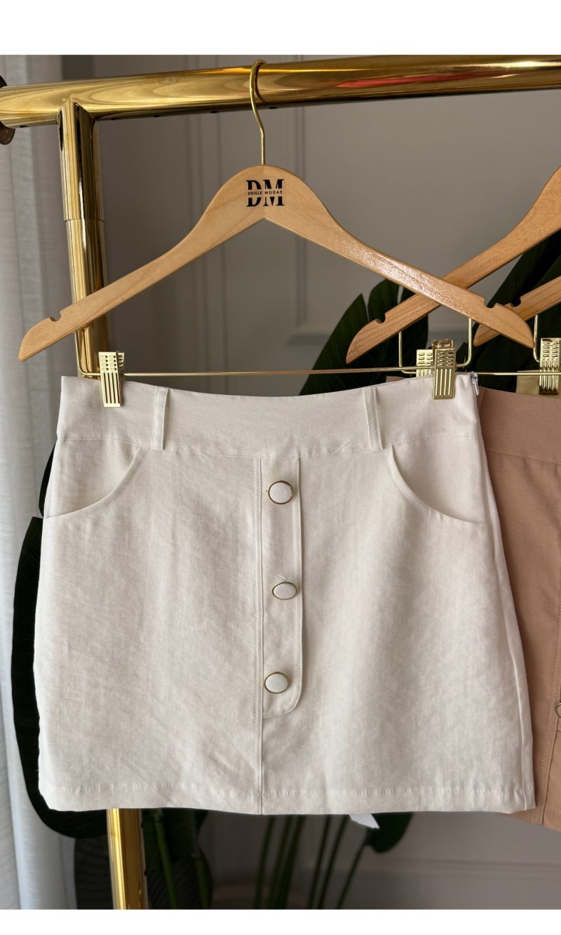 short saia c/botões 3180 short saia c/botões 3180