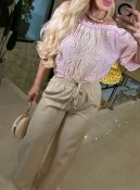 blusa bordada ciganinha 3276