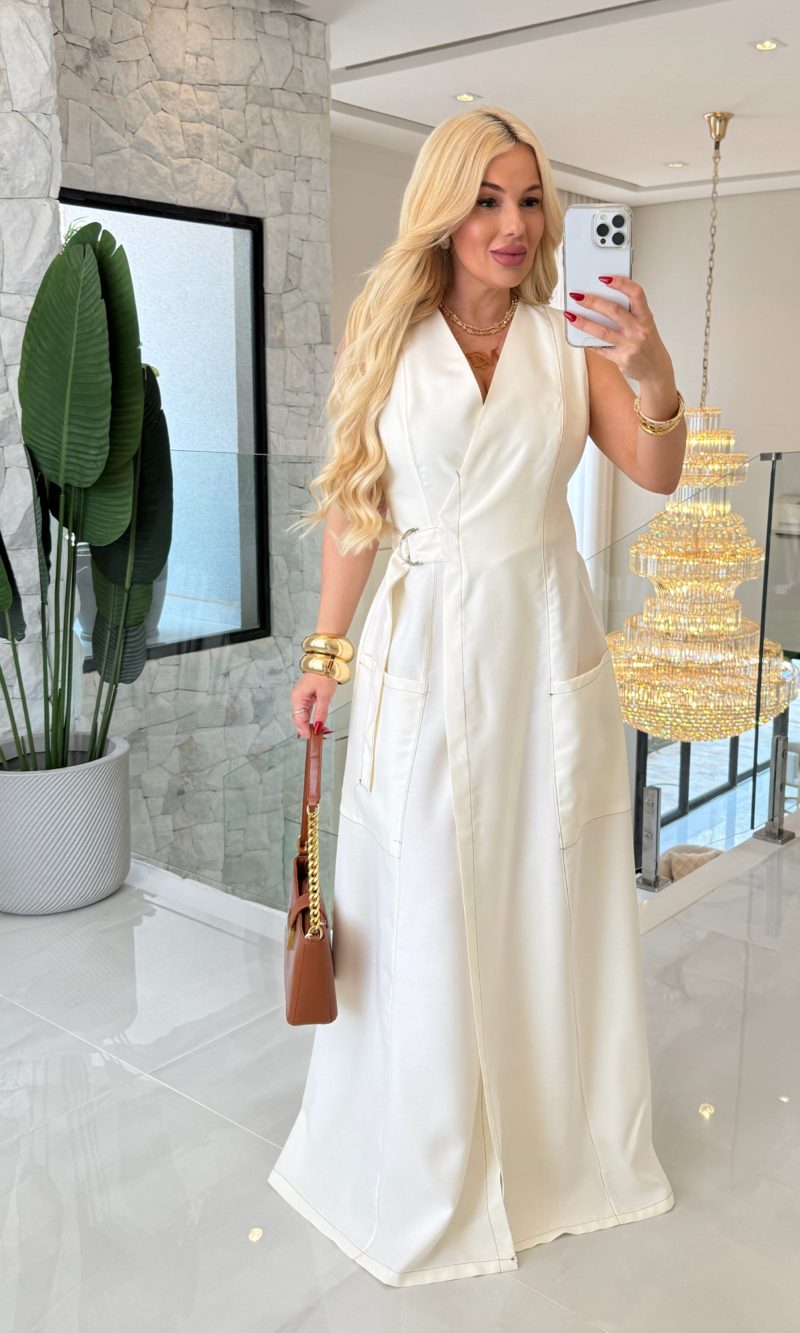 vestido longo c/fivela 3208