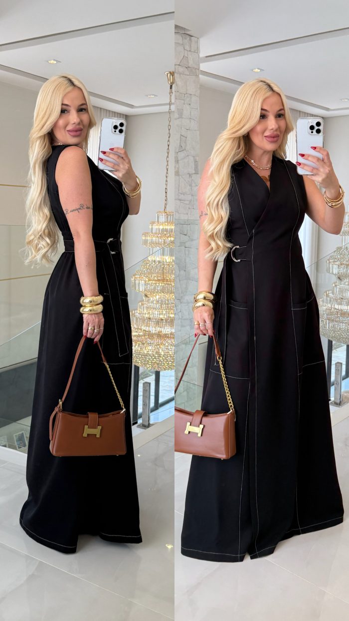 vestido longo c/fivela 3208 vestido longo c/fivela 3208