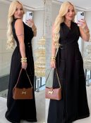 vestido longo c/fivela 3208