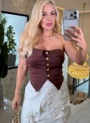 tomara que caia c/botão laila 3251 nude