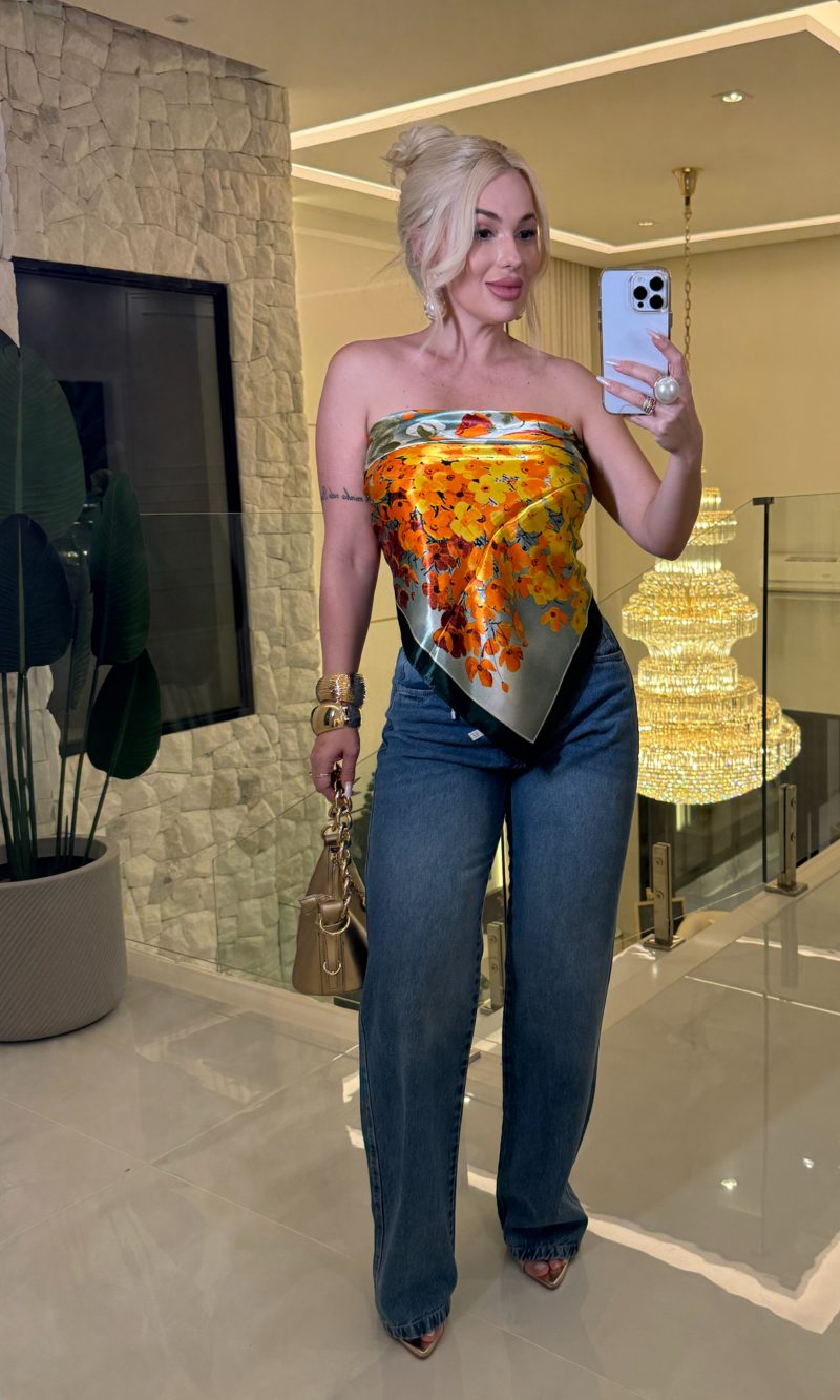 lenço cetim luxo 3093