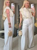 camisa bordada c/botões 3188