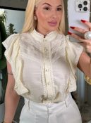 camisa bordada c/botões 3188