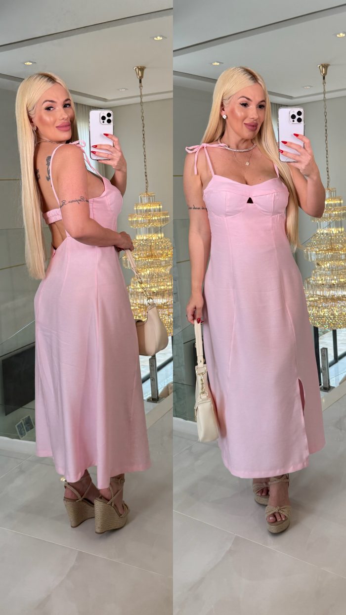 vestido bruna midi marrant c/ bojo 3222 vestido bruna midi marrant c/ bojo 3222