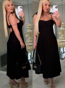 vestido bruna midi marrant c/ bojo 3222