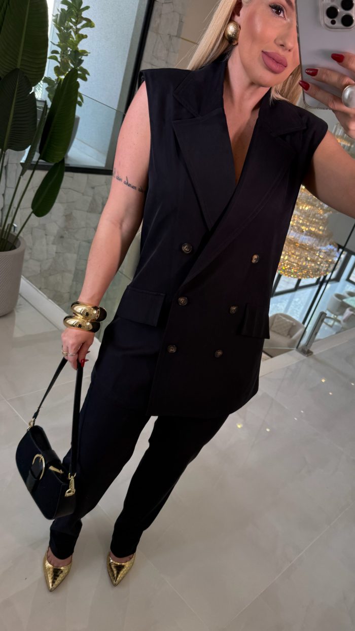 conjunto regina colete e calça skinny 3215 conjunto regina colete e calça skinny 3215