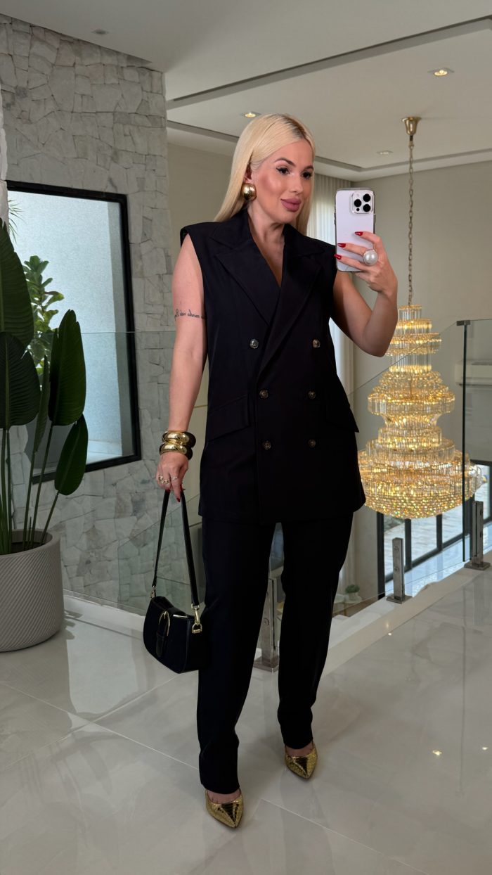 conjunto regina colete e calça skinny 3215 conjunto regina colete e calça skinny 3215