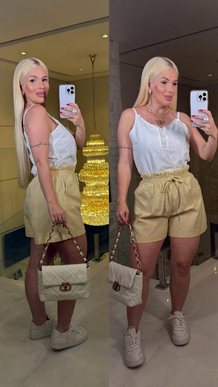 short de linho vanessa 2053 short de linho vanessa 2053