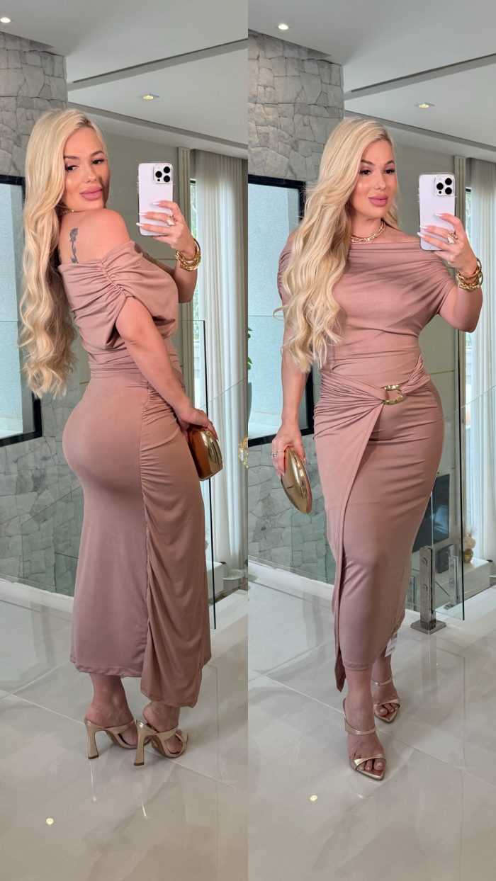 vestido justo ombro a ombro 3267 vestido justo ombro a ombro 3267