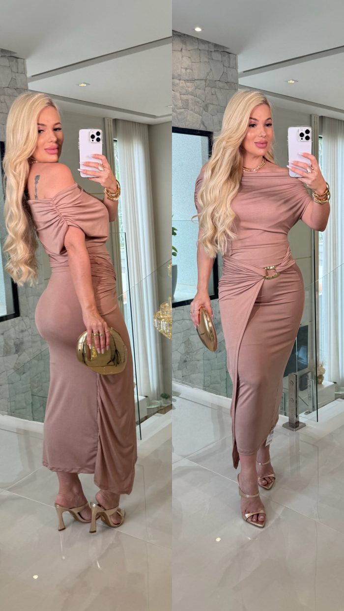 vestido justo ombro a ombro 3267 vestido justo ombro a ombro 3267