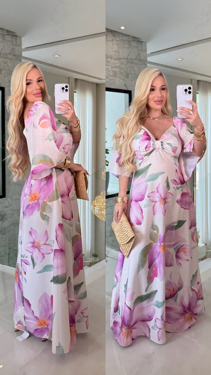 vestido longo estampado olívia 3255 vestido longo estampado olívia 3255