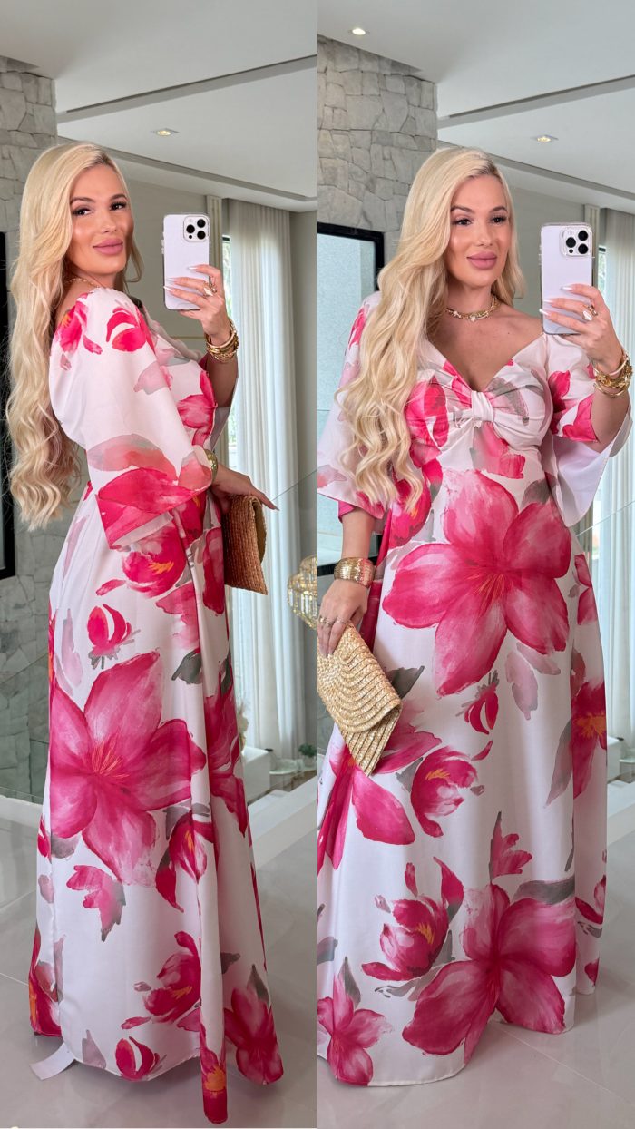 vestido longo estampado olívia 3255 vestido longo estampado olívia 3255