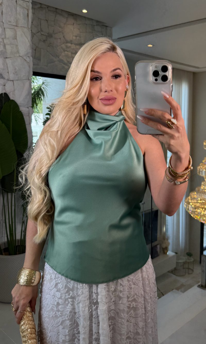 Blusa De Cetim Serena - 3265