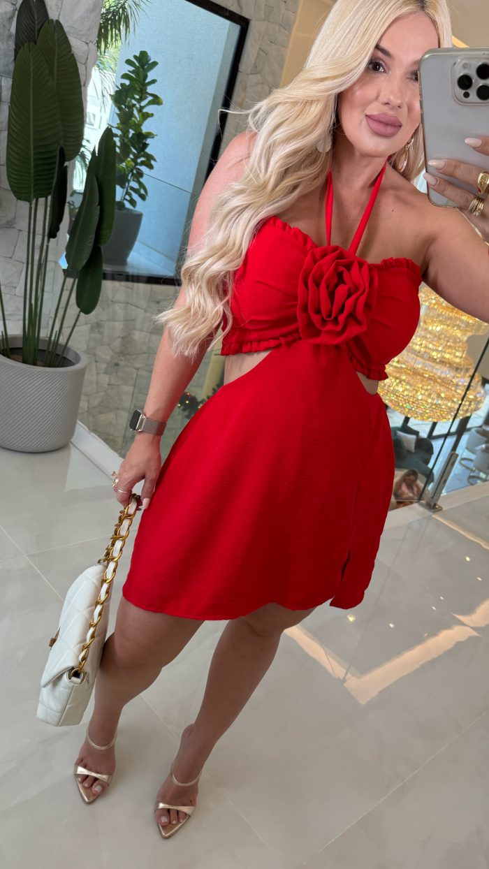 macacão curto c/flor 3355 macacão curto c/flor 3355