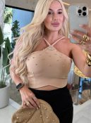 cropped de brilho micka 3352