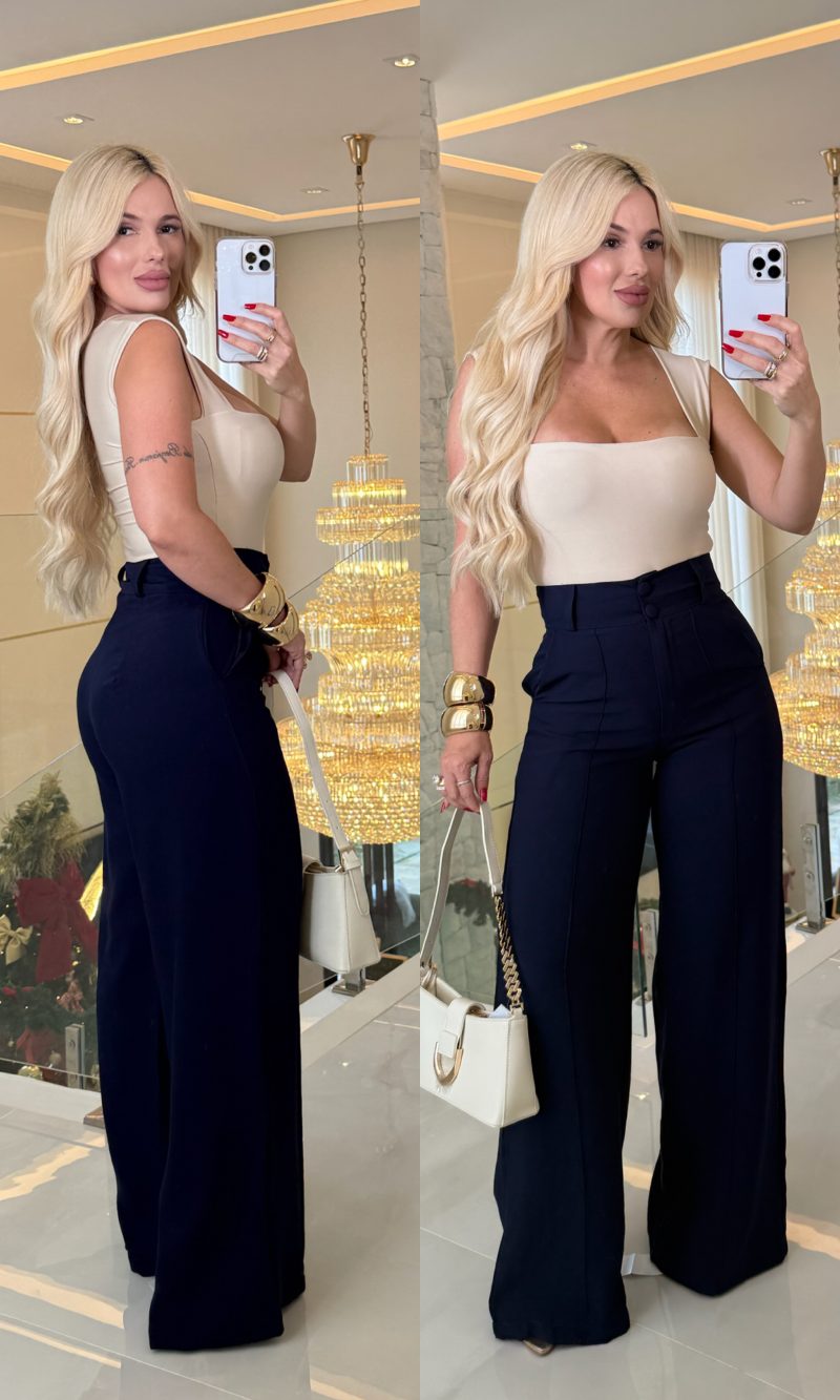 calça marrant pablini c/risco 2808