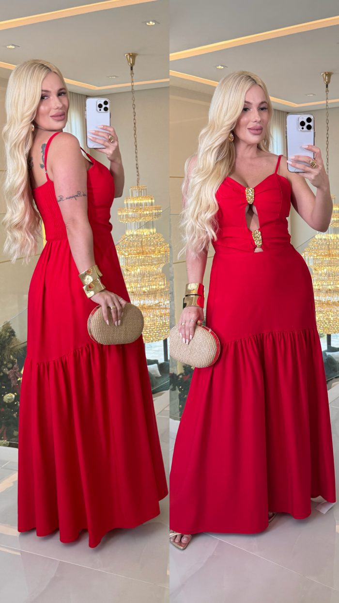 vestido longo c/detalhe tamires 3314 vestido longo c/detalhe tamires 3314